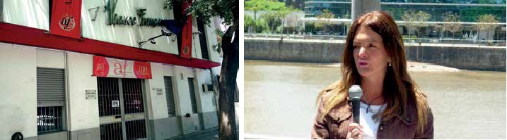 Sede de la Alianza Francesa de La Plata / Ofelia Huergo, directora de la AF de La Plata